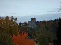 Waldkirch, die Ruine der Kastelburg im Herbst, Okt.2010 