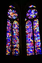 Die Kathedrale Notre-Dame von Reims ist ber�hmt f�r ihre blauen Fenster; 17.11.2011