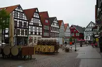 Rinteln, Fachwerkh�user am Marktplatz, Kreis Schaumburg (11.05.2010)