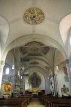 Mnchen - Pasing, Pfarrkirche Maria Schutz, Fresken von Michael Weingartner von 1955 (20.11.2011)