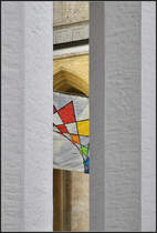 . St. Marien von Stralsund - Ein Durchblick zwischen den Sttzen, August 2011 (Jonas)