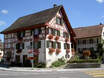 Ossingen, Riegelbau Steinerstr. 2, Bezirk Andelfingen (28.08.2011)