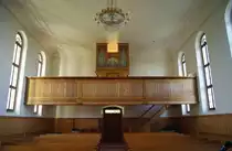 Henggart, Ref. Pfarrkirche, Klassizistische Saalkirche von 1820, erbaut von 
Johann Volkart (25.09.2011)