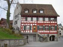 Blach, Rathaus, erbaut von 1672 bis 1673, reich ausgestatteter Barock-Ratssaal 
(18.04.2010)