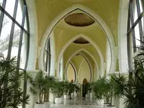 Eine sch�n verzierte Halle eines Hotels in Dubai.(12.7.2010)