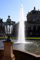 Impression aus dem Dresdner Zwinger vom 06.10.2011.