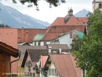 Altstadtdcher in Fssen am 8.9.2011