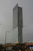 Manchester, Beetham Tower, 168 Meter hoch, h�chstes Geb�ude au�erhalb von London in England (07.12.2011)
