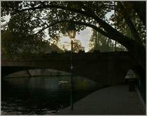 Herbststimmung an der Ill in Strasbourg.
(28.10.2011)