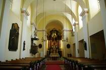 Purkersdorf, Pfarrkirche St. Jakob, Altar mit Gnadenbild (04.06.2011)