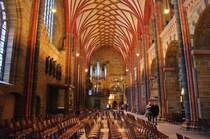 Bremen, Dom, Netzgewlbe im nrdlichen Seitenschiff (29.01.2011)