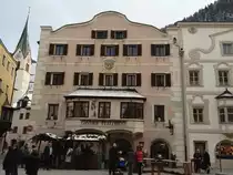 Der Gasthof Platzbr�u in Rattenberg.(18.12.2011)