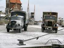 Das Lotsenhaus im Hafen von Stralsund im Winter 1944 geh�rte auch zu den Dreharbeiten des Filmes untergang der Gustlof