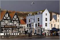 Geb�ude an der Sandside in Scarborough. 18.12.2011