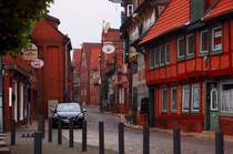 Am 27.10.2011 entstand dieser Blick in die Elbstrae in Lauenburg. Ehemalige Residenzstadt der Frsten zu Lauenburg.