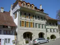 Laupen, Rathaus am Marktplatz, Kanton Bern (05.06.2011)