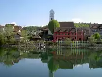 B�ren a. d. Aare, gegr�ndet im 12. Jahrhundert durch die Freiherren von 
Strassberg, Kanton Bern (18.04.2011)