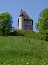 Gr�nichen, Schloss Liebegg, erbaut von 1561 bis 1562, erweitert 1817 mit einem 
klassizist. Wohnteil, Kanton Aargau (19.04.2011)
