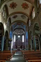 Br�unlingen, der Innenraum der Stadtkirche, Sept.2011