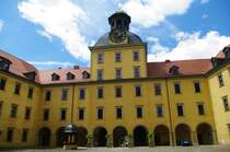 Zeitz, Schloss Moritzburg, erbaut von 1657 bis 1667 als Residenz des Herzogtums 
Sachsen-Zeitz (18.07.2011)