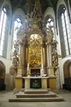 G�rlitz, Hochaltar von 1712 der Dreifaltigkeitskirche, Kirche erbaut von 1234 bis 1245 (22.07.2011)
