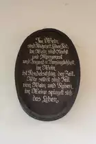 Merdingen am Tuniberg, in dem Winzerort dreht sich alles um den Wein, gesehen in einem Weingut, Nov.2011