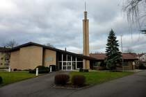 Freiburg im Breisgau, die Mormonenkirche im Stadtteil Haslach, Nov.2011