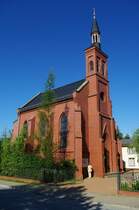 Bad Liebenwerda, Kath. Herz Jesu Kirche, erbaut 1883, Kreis Elbe-Elster (24.07.2011)