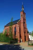 Bad Liebenwerda, Kath. Herz Jesu Kirche, erbaut 1883, Kreis Elbe-Elster (24.07.2011)