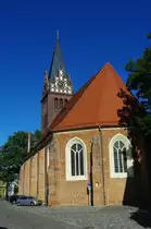Bad Liebenwerda, sp�tgotische St. Nikolai Kirche, erbaut 1673, Kreis Elbe-Elster (24.07.2011)