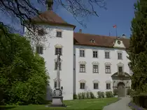 Schloss Wolfegg, erbaut ab 1651, Innenausstattung durch Balthasar Krimmer, 
Kreis Ravensburg (04.05.2008)
