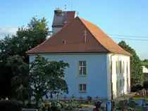Freiburg im Breisgau, die Bergkirche steht im Ortsteil Opfingen, der erste Kirchenbau geht zur�ck auf das Jahr 1525, seit 1556 protestantisch, eine Orgel von Georg Markus Stein von 1781 ist weitgehend erhalten, Aug.2011