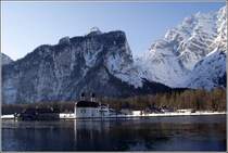 St. Bartholom am Knigssee ist nur mit dem Schiff zu erreichen. 18.01.2011