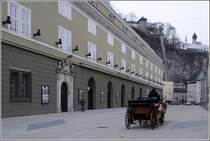 Salzburg, Festspielh�user in der Hofstallgasse. 17.01.2012