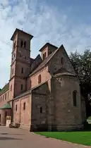 Klosterreichenbach, der Ostchor der romanischen Klosterkirche mit den beiden T�rmen, die Benediktiner gr�ndeten das Kloster 1082, 1085 bauten sie die erste Kirche, Sept.2011