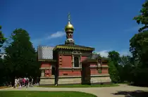 Bad Homburg, Russische Allerheiligen Kapelle, erbaut 1896 bis 1899 durch Architekt 
Leonti Benois (14.06.2009)