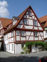 Ulm, Fachwerkhaus am Platz auf dem Kreuz (21.08.2010)