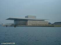 Kopenhagen am 8.2.2008: Neues Opernhaus, dieses Gebude hat mich voll begeistert.
