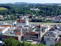 �ber den D�chern der Dreifl�ssestadt Passau; 110712