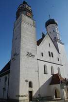 Giengen a. d. Brenz, gotische Ev. Stadtpfarrkirche, erbaut ab dem 13. Jahrhundert 
mit Orgel der Gebrder Link, Kreis Heidenheim (21.02.2012) 