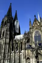 K�ln Dom S�dfassade, Aufnahme vom 08.03.2008