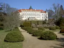 Schloss Wiesenburg und Schlo�park, erbaut ab 1161 durch Probst Vigbert (16.03.2012)