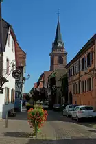 Bergheim, Blick zur Pfarrkirche, Sept.2011 