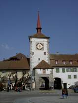 Mellingen, Zeitturm und Lenzburgertor (25.03.2012)