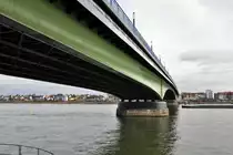 Bonn - Kennedybr�cke zwischen Bonn und Beuel - 21.02.2012