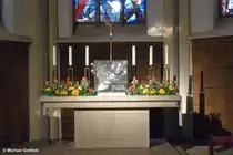 Marienthal an der Issel gelegen im M�nsterland westlich von Raesfeld: Altar der Klosterkirche der Karmeliter (Februar 2012)