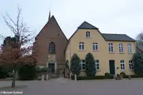 Kirche und Karmeliter-Kloster Marienthal, Kreis Wesel, im M�nsterland (Februar 2012)