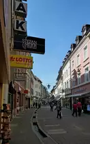 Freiburg im Breisgau, Blick in die Rathausgasse, M�rz 2012
