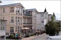 Bansin, B�derarchitektur in der Seestra�e. 26.08.2005