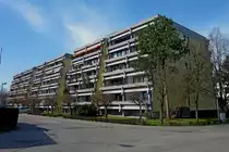 Freiburg im Breisgau, Wohnbauten im Westen der Stadt aus den 1970er Jahren, M�rz 2012